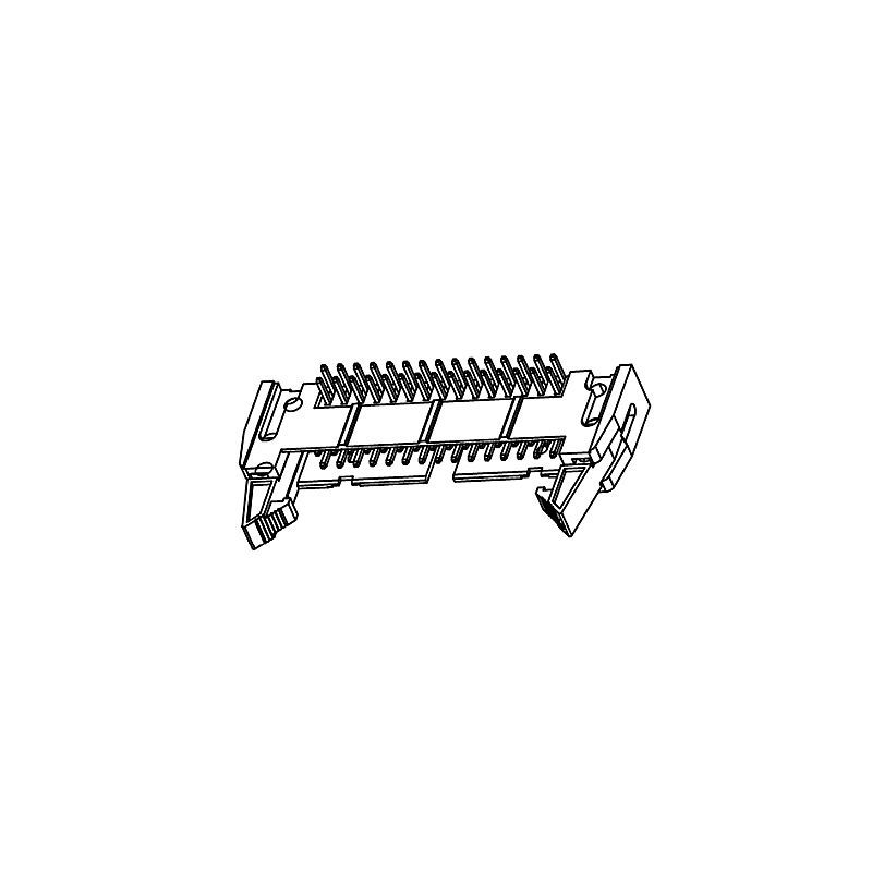 PH2.54mm Shround Header Dual row Right Angle series